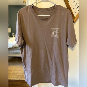 Jetty Men's Taupe Short Sleeve Tee